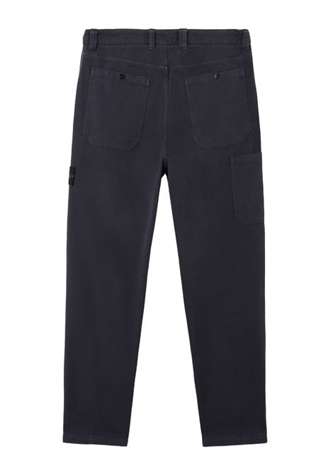 pantaloni panama cotton old effect uomo inschiostro STONE ISLAND | K2S15 3100008 S0184V0126